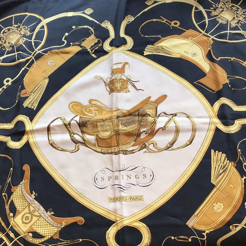 Hermès silk scarf
